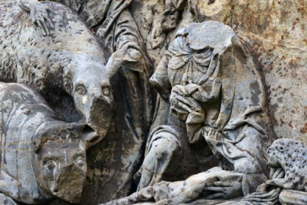 reliéf Klanění pastýřů