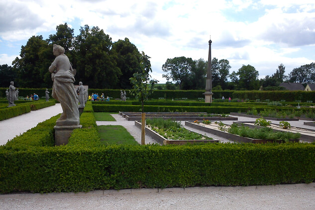 Bylinková zahrada v létě 2015