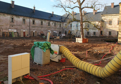Nádvoří hospitálu